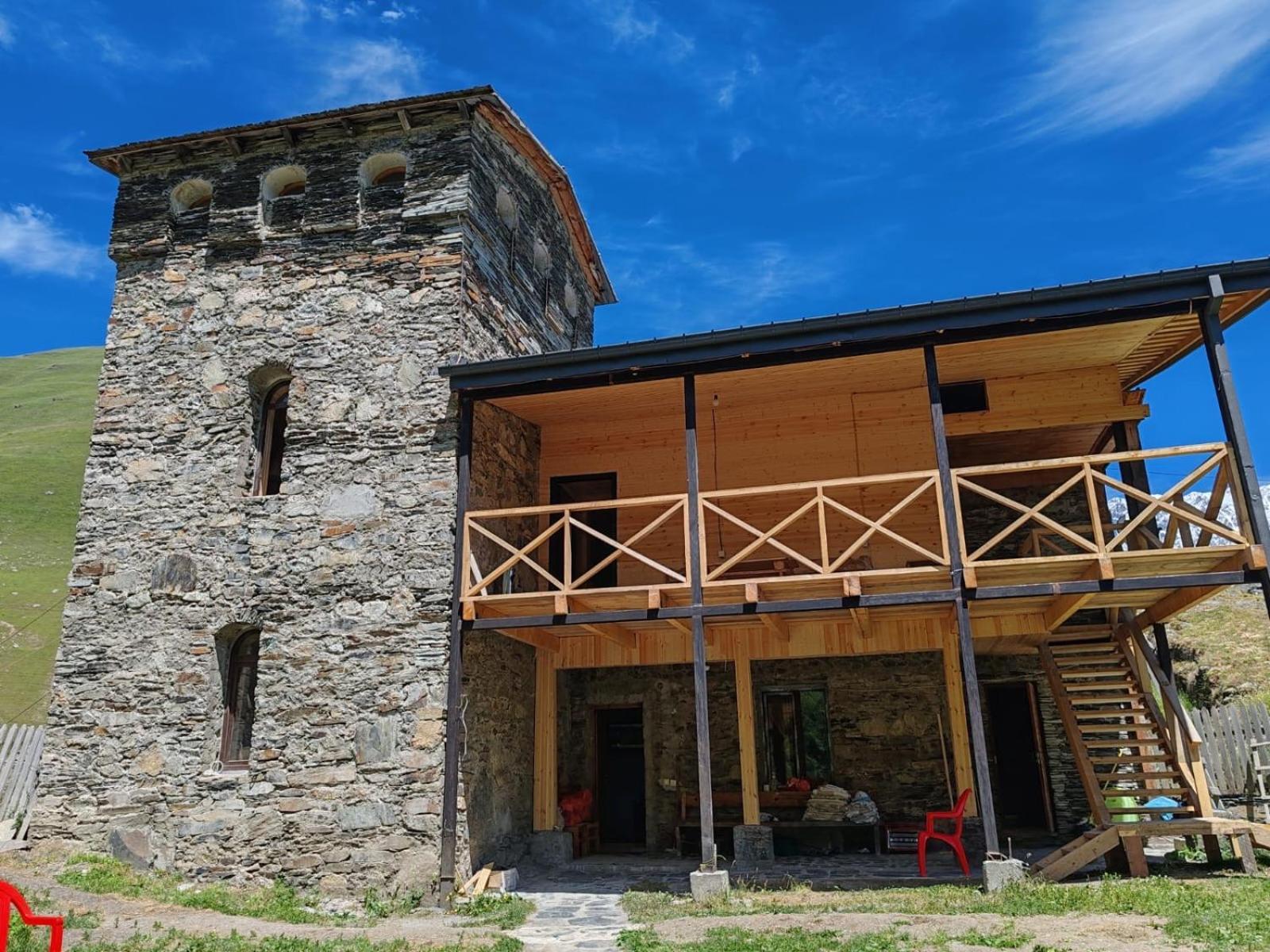 Chazhashi Guesthouse Ushguli Exterior foto